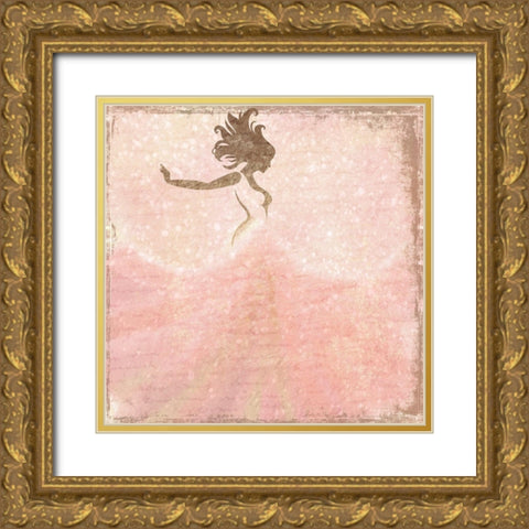 My First Love 2 Gold Ornate Wood Framed Art Print with Double Matting by Kimberly, Allen