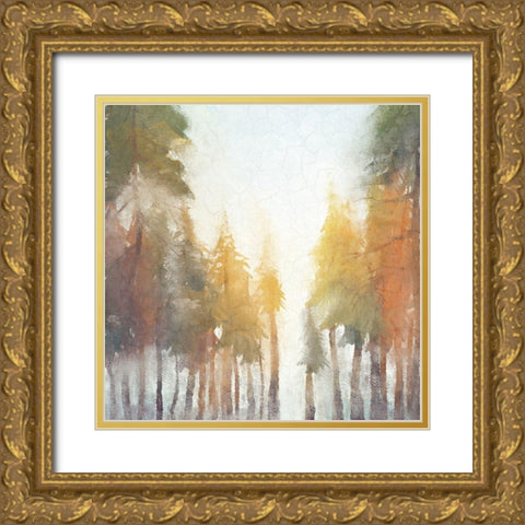 Seamless Gold Ornate Wood Framed Art Print with Double Matting by Kimberly, Allen
