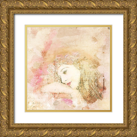 My Dreams 2 Gold Ornate Wood Framed Art Print with Double Matting by Kimberly, Allen