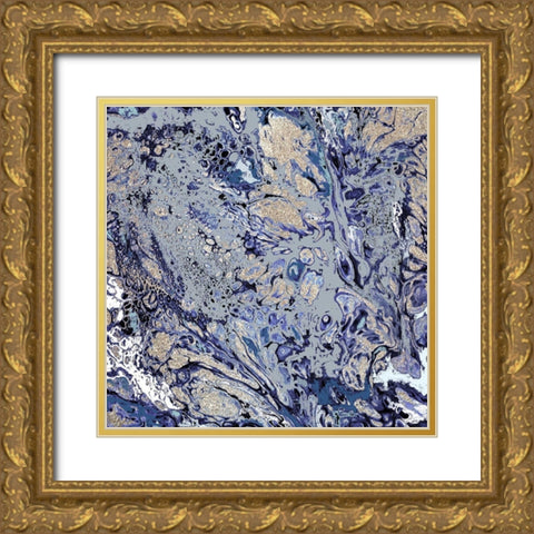 Energy B Gold Ornate Wood Framed Art Print with Double Matting by Allen, Kimberly