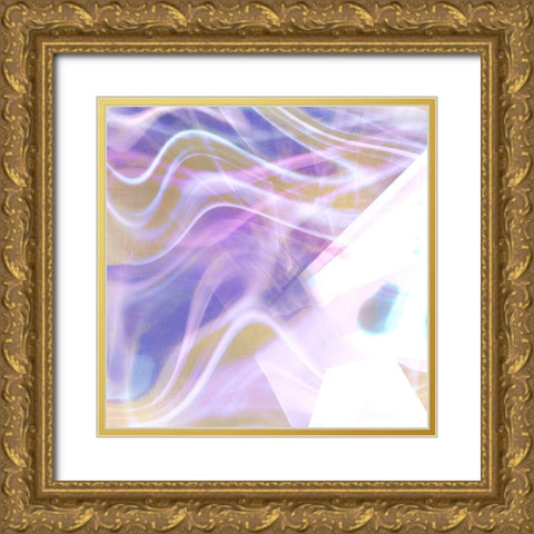 Prisms 2 Gold Ornate Wood Framed Art Print with Double Matting by Kimberly, Allen