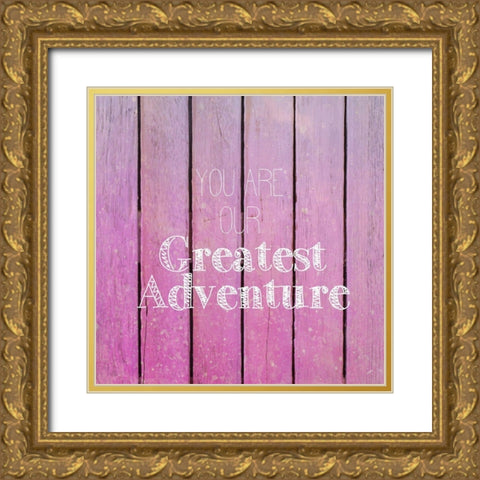 Greatest Adventure 2 Gold Ornate Wood Framed Art Print with Double Matting by Kimberly, Allen