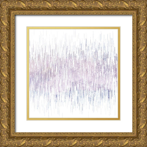 Violet Balance Gold Ornate Wood Framed Art Print with Double Matting by Kimberly, Allen