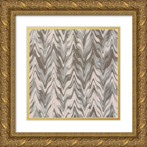 Pattern C Gold Ornate Wood Framed Art Print with Double Matting by Kimberly, Allen