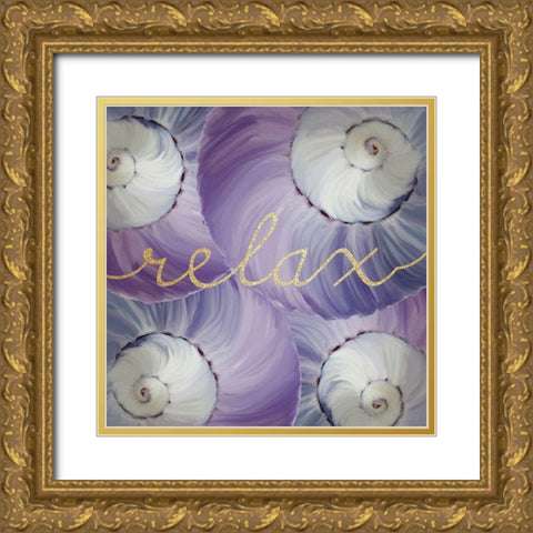 Refresh 1 Gold Ornate Wood Framed Art Print with Double Matting by Kimberly, Allen