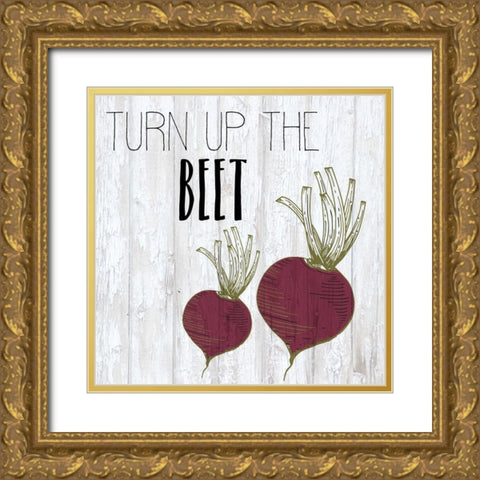 Vegetables 2 Gold Ornate Wood Framed Art Print with Double Matting by Kimberly, Allen