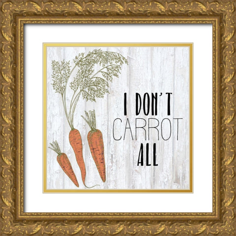 Vegetables 3 Gold Ornate Wood Framed Art Print with Double Matting by Kimberly, Allen
