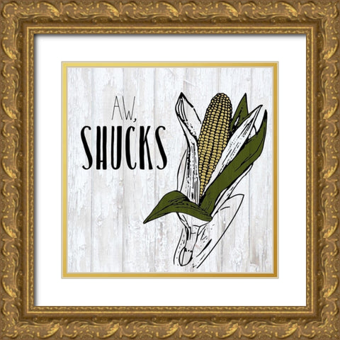 Vegetables 8 Gold Ornate Wood Framed Art Print with Double Matting by Kimberly, Allen