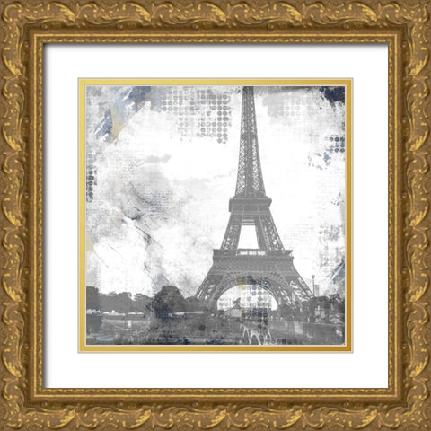 Places to Go 1 Gold Ornate Wood Framed Art Print with Double Matting by Kimberly, Allen