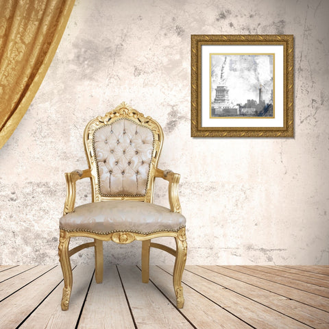 Places to Go 2 Gold Ornate Wood Framed Art Print with Double Matting by Kimberly, Allen