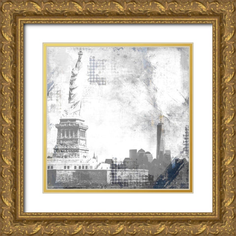 Places to Go 2 Gold Ornate Wood Framed Art Print with Double Matting by Kimberly, Allen