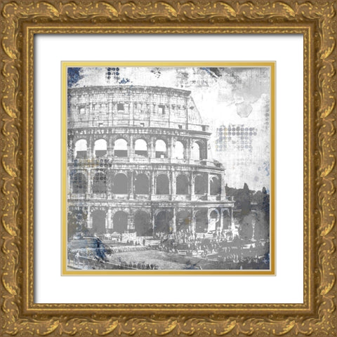 Places to Go 3 Gold Ornate Wood Framed Art Print with Double Matting by Kimberly, Allen