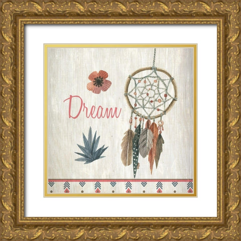 Wild Dream Free 2 Gold Ornate Wood Framed Art Print with Double Matting by Kimberly, Allen