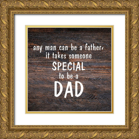 Any Man Gold Ornate Wood Framed Art Print with Double Matting by Kimberly, Allen