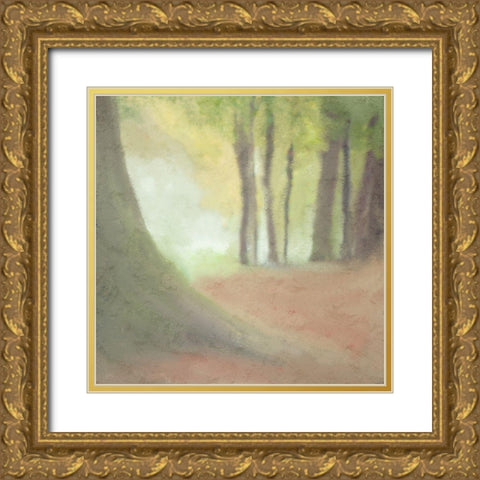 Shrouded Gold Ornate Wood Framed Art Print with Double Matting by Kimberly, Allen
