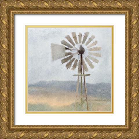 Open Spaces Gold Ornate Wood Framed Art Print with Double Matting by Kimberly, Allen