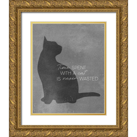 Time Spent Gold Ornate Wood Framed Art Print with Double Matting by Louise, Gigi