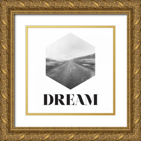 Dream Gold Ornate Wood Framed Art Print with Double Matting by Louise, Gigi