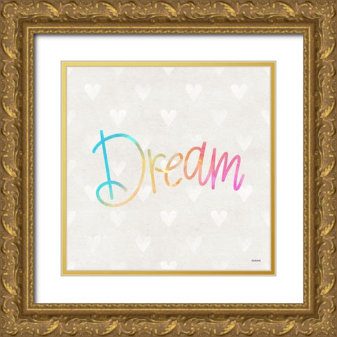 Dream Gold Ornate Wood Framed Art Print with Double Matting by Louise, Gigi