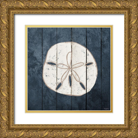 Dream Sand Dollar 2 Gold Ornate Wood Framed Art Print with Double Matting by Louise, Gigi