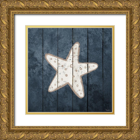 Relax Star 2 Gold Ornate Wood Framed Art Print with Double Matting by Louise, Gigi