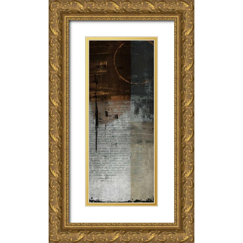 Quarters Gold Ornate Wood Framed Art Print with Double Matting by Emery, Kristin