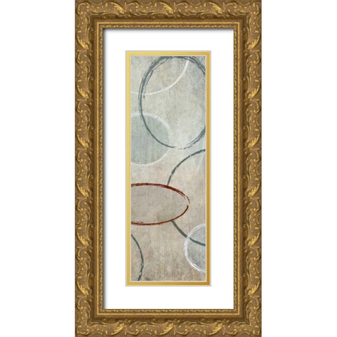Mod I Gold Ornate Wood Framed Art Print with Double Matting by Emery, Kristin
