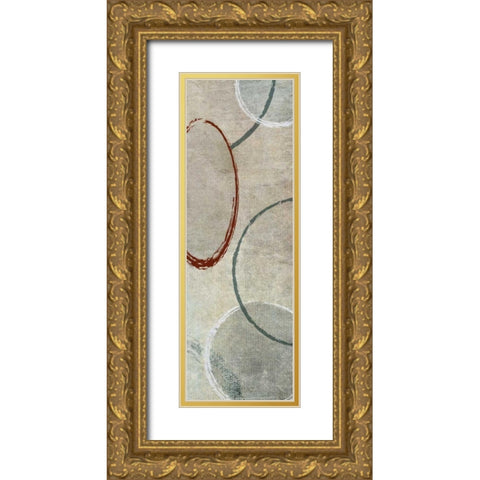 Mod II Gold Ornate Wood Framed Art Print with Double Matting by Emery, Kristin