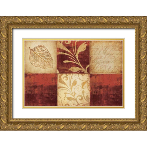 Six Pack 1 Gold Ornate Wood Framed Art Print with Double Matting by Emery, Kristin