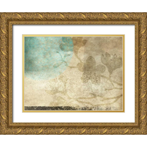 Paradise Moon IV Gold Ornate Wood Framed Art Print with Double Matting by Emery, Kristin