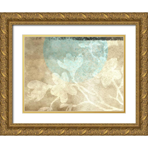 Paradise Moon VI Gold Ornate Wood Framed Art Print with Double Matting by Emery, Kristin