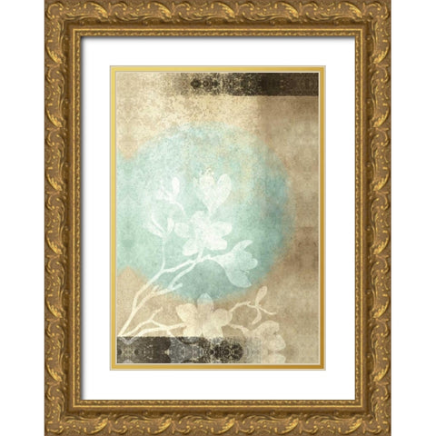 Paradise Moon XV Gold Ornate Wood Framed Art Print with Double Matting by Emery, Kristin