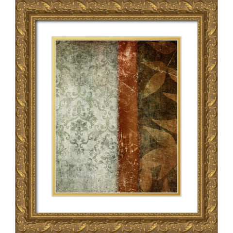 Autumn Spice II Gold Ornate Wood Framed Art Print with Double Matting by Emery, Kristin