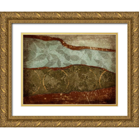 Autumn Spice III Gold Ornate Wood Framed Art Print with Double Matting by Emery, Kristin