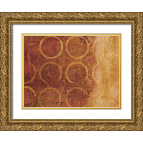 Tiny Bubbles 2 Gold Ornate Wood Framed Art Print with Double Matting by Emery, Kristin