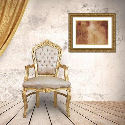Organic Gold Ornate Wood Framed Art Print with Double Matting by Emery, Kristin