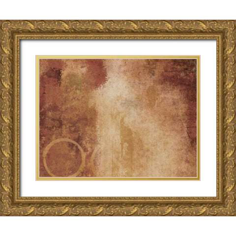 Organic Gold Ornate Wood Framed Art Print with Double Matting by Emery, Kristin