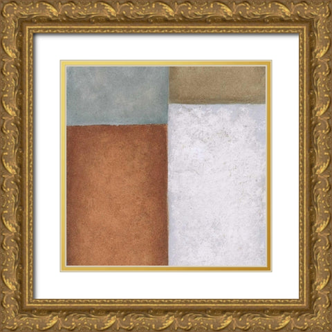 Tile 2 Gold Ornate Wood Framed Art Print with Double Matting by Emery, Kristin