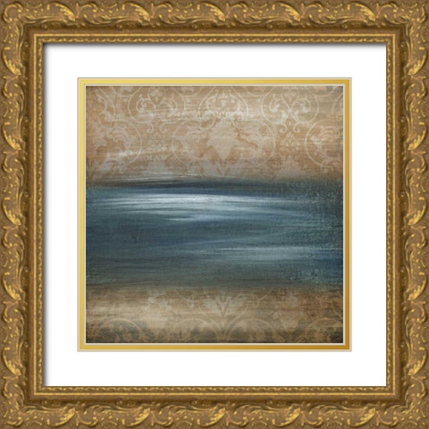 Modern Vintage I Gold Ornate Wood Framed Art Print with Double Matting by Emery, Kristin