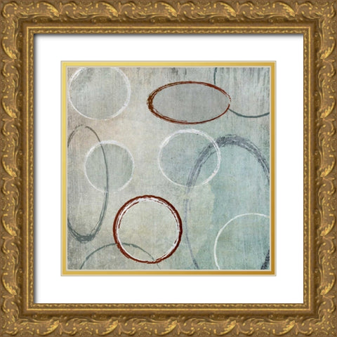Mod II Gold Ornate Wood Framed Art Print with Double Matting by Emery, Kristin