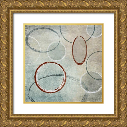 Mod I Gold Ornate Wood Framed Art Print with Double Matting by Emery, Kristin