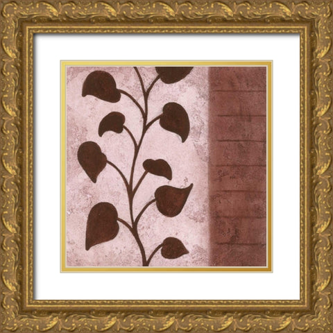 Vine 2 Gold Ornate Wood Framed Art Print with Double Matting by Emery, Kristin