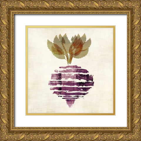 Beet IIII Gold Ornate Wood Framed Art Print with Double Matting by Emery, Kristin