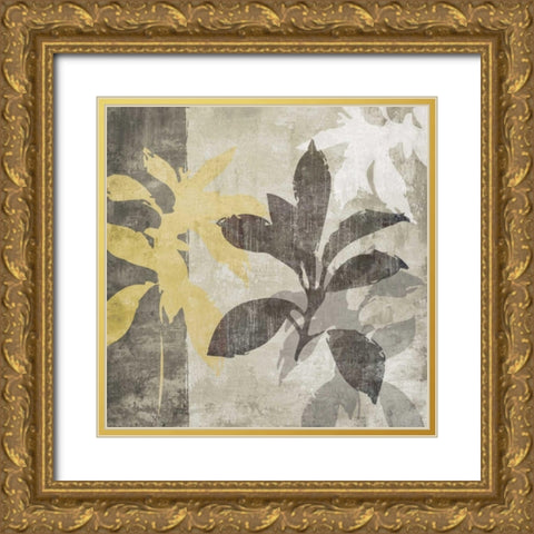 Misty IA Gold Ornate Wood Framed Art Print with Double Matting by Emery, Kristin