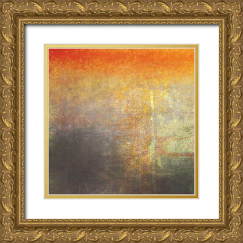 Sunset 1 Gold Ornate Wood Framed Art Print with Double Matting by Emery, Kristin