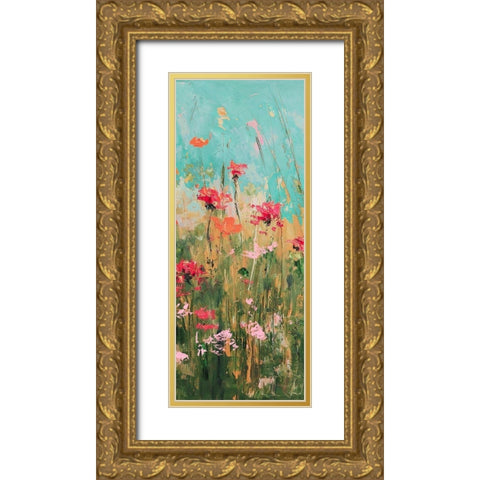 Spring Refresh 1 Gold Ornate Wood Framed Art Print with Double Matting by Kruk