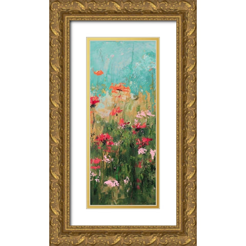 Spring Refresh 2 Gold Ornate Wood Framed Art Print with Double Matting by Kruk