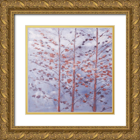 Lavender Moments 1 Gold Ornate Wood Framed Art Print with Double Matting by Emery, Kristin