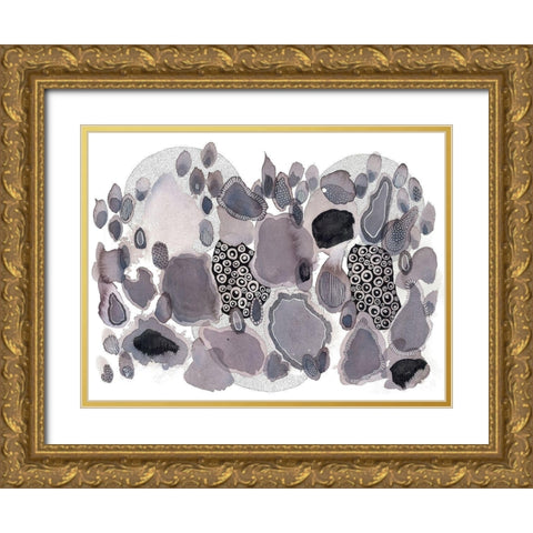 Close Evolutions 3 Gold Ornate Wood Framed Art Print with Double Matting by Rupe, Kim