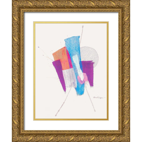 Shattered Dreams 1 Gold Ornate Wood Framed Art Print with Double Matting by Rupe, Kim